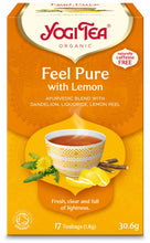 Yogi Organic Feel Pure Tea W/Lemon 17 Bags 30.6G