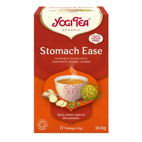 Yogi Tea Stomach Ease 17 Bags - Organic Ayurvedic Digestive Tea