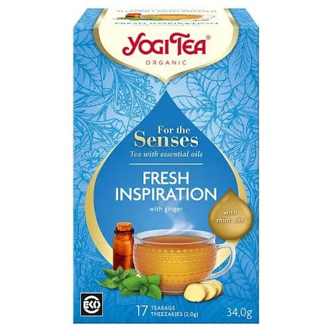 Yogi Teas Organic For the Senses Fresh Inspiration Teabags 17 Bags