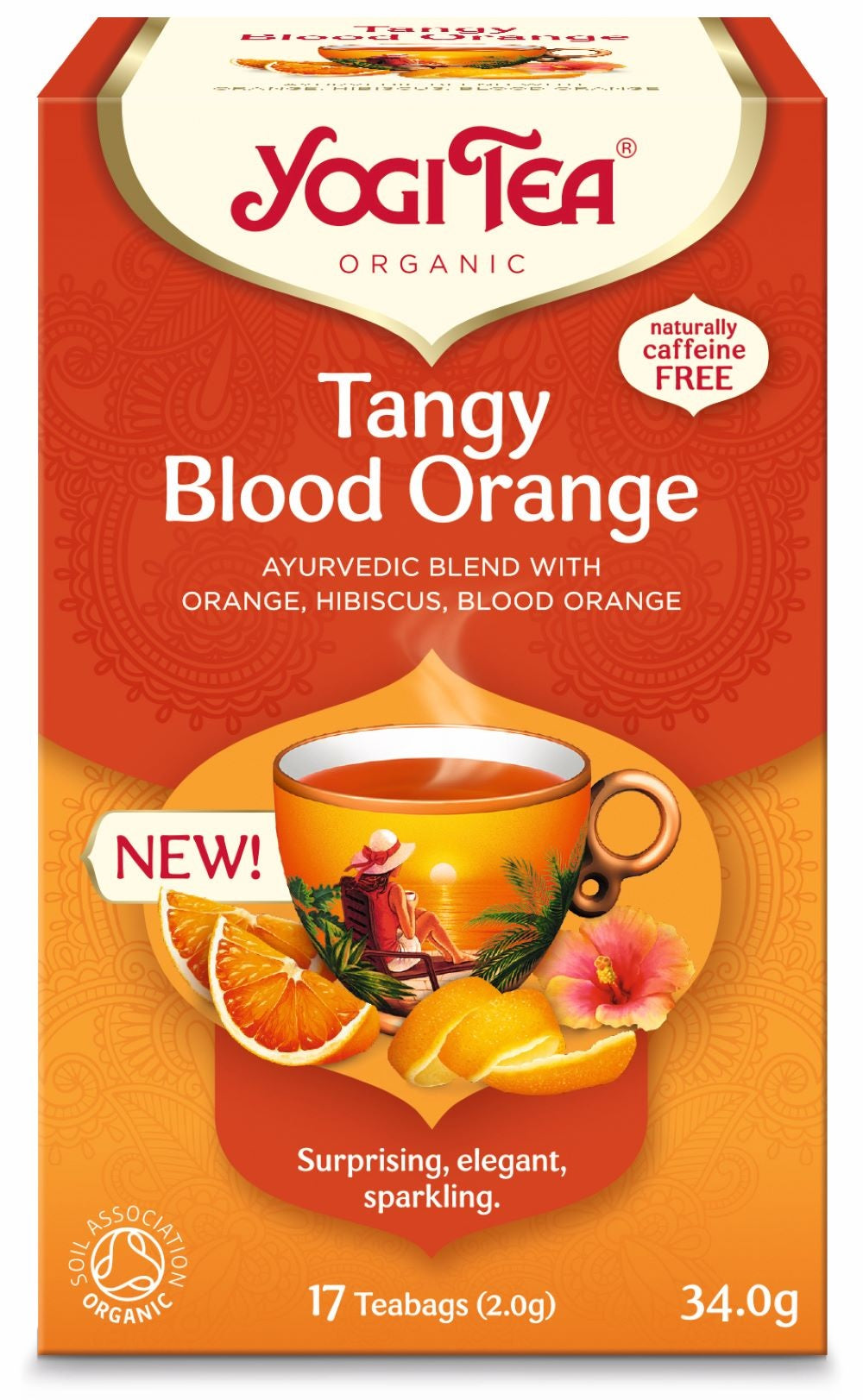 Yogi Tea Organic Blood Orange Tea 17 Bags