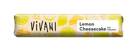 Vivani Organic Lemon Cheesecake Milk Chocolate Bar 40g