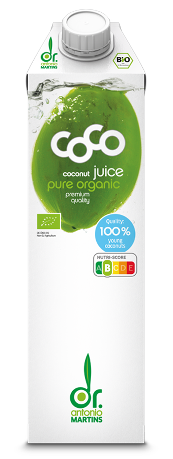 Dr. Martins Organic Pure Coconut Juice 1L