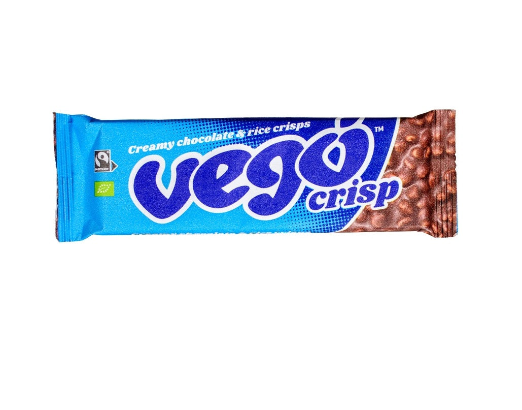 Vego Organic Chocolate & Rice Crisp Bar 40g