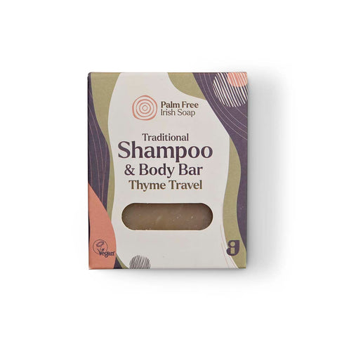 Palm Free Soap Shampoo & Body Bar Thyme Travel