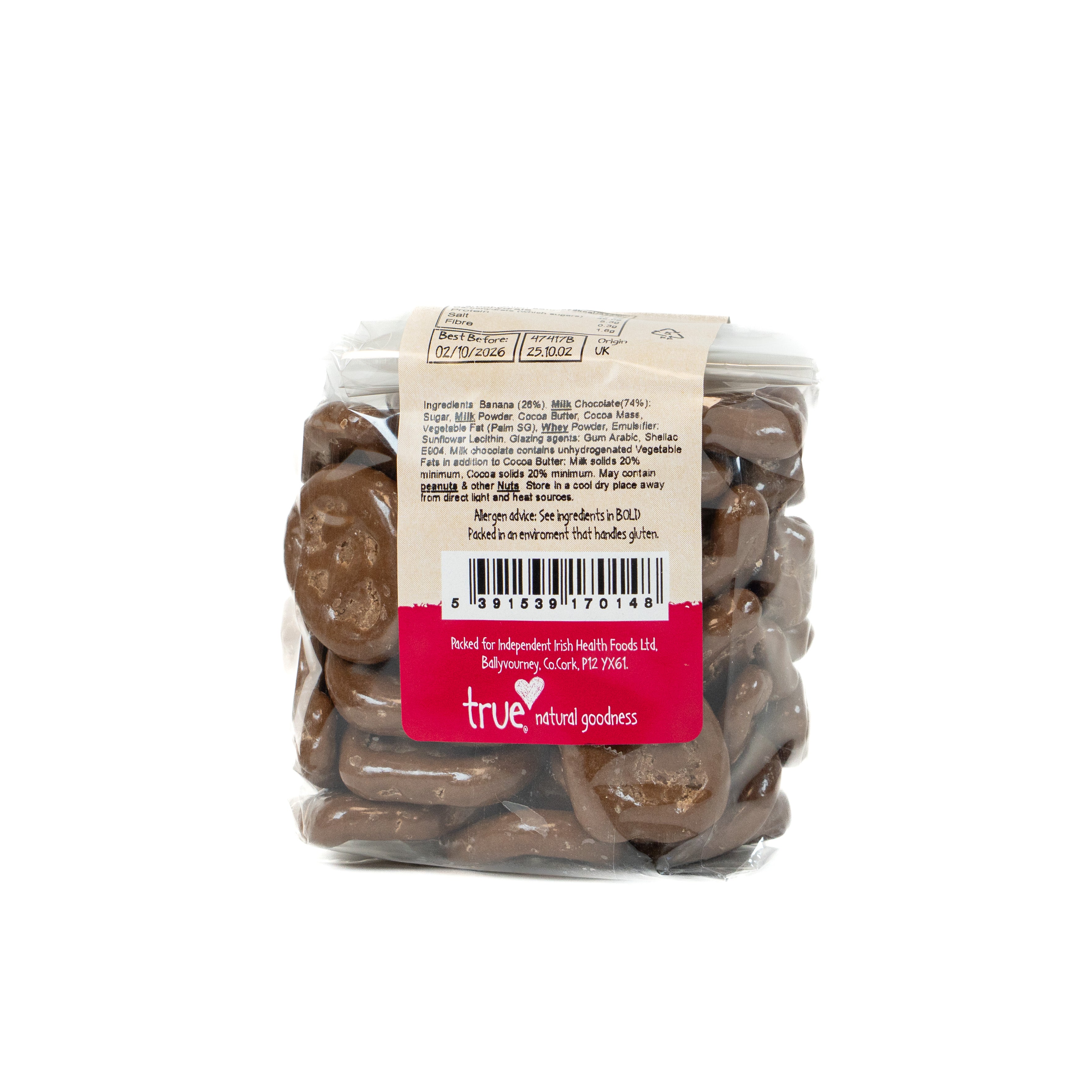 True Natural Goodness Chocolate Banana Chips 250g