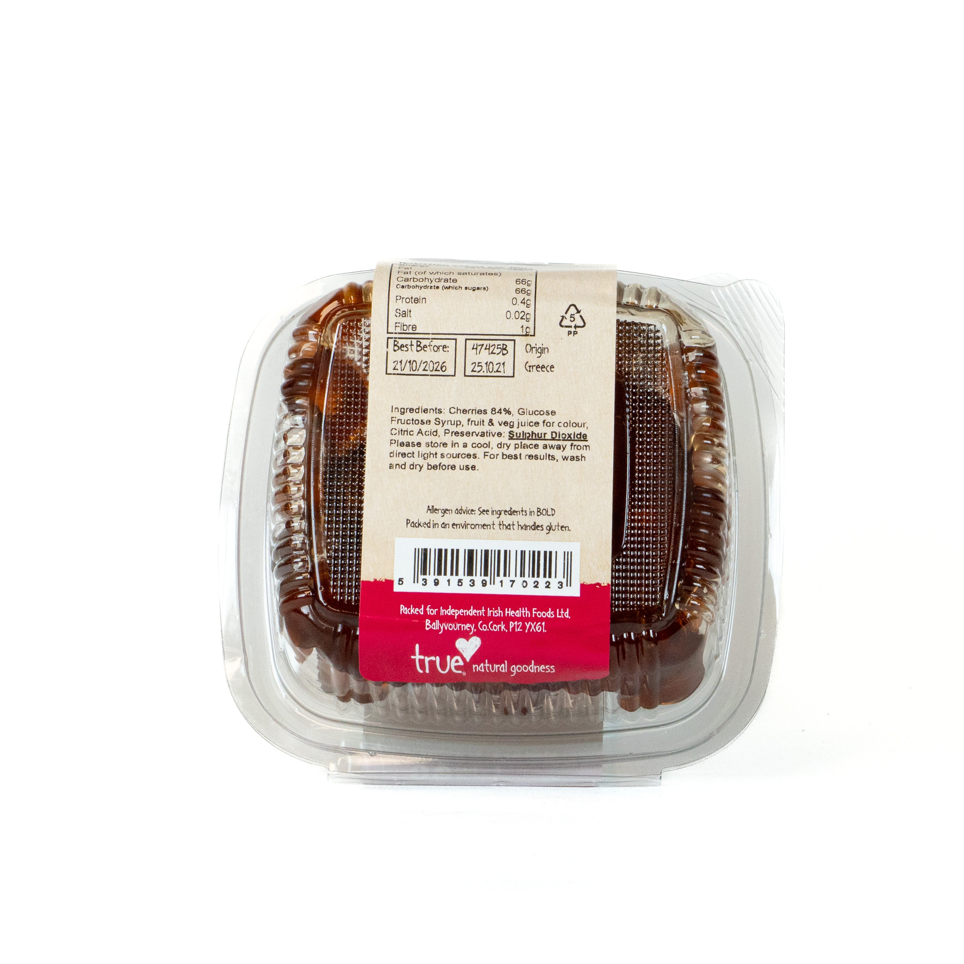 True Natural Goodness Cherries Bright Red 250g