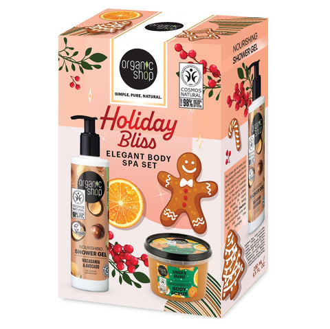 Organic Shop Holiday Bliss Elegant Body Spa Set