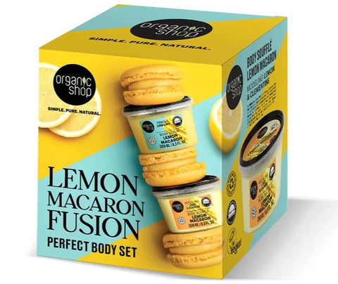 Organic Shop Lemon Macaron Body Gift Set