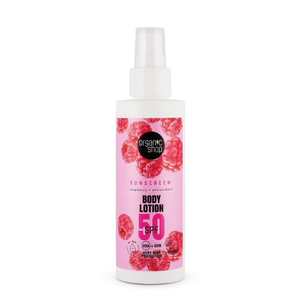 Organic Shop Sunscreen Body Lotion SPF50 150ml