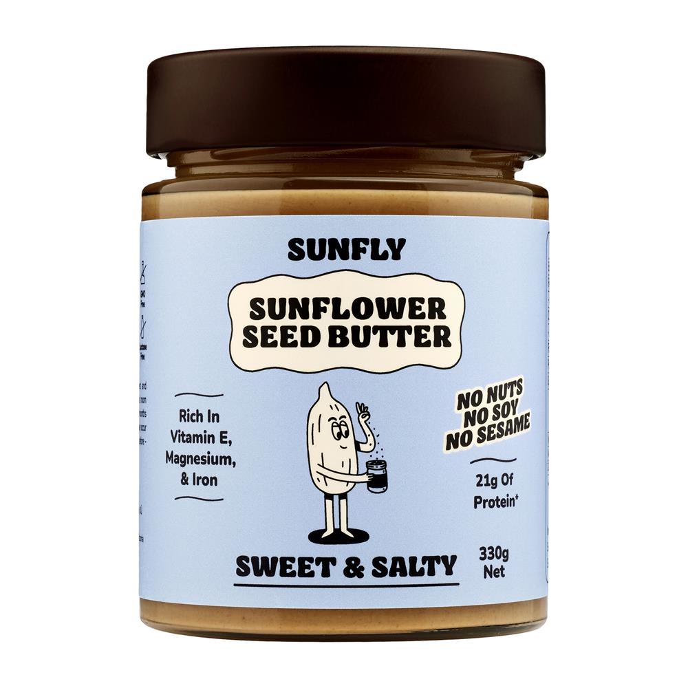 Sunfly Sunflower Seed Butter - Sweet and Salty Spreadable 330gr