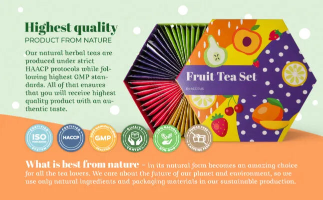 Acorus Fruit Tea Set 60 Bags
