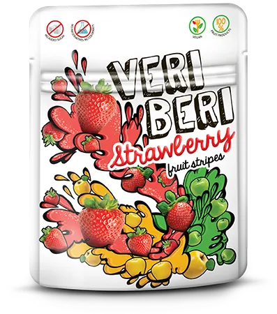 Veri Beri Strawberry Fruit Strips 50g