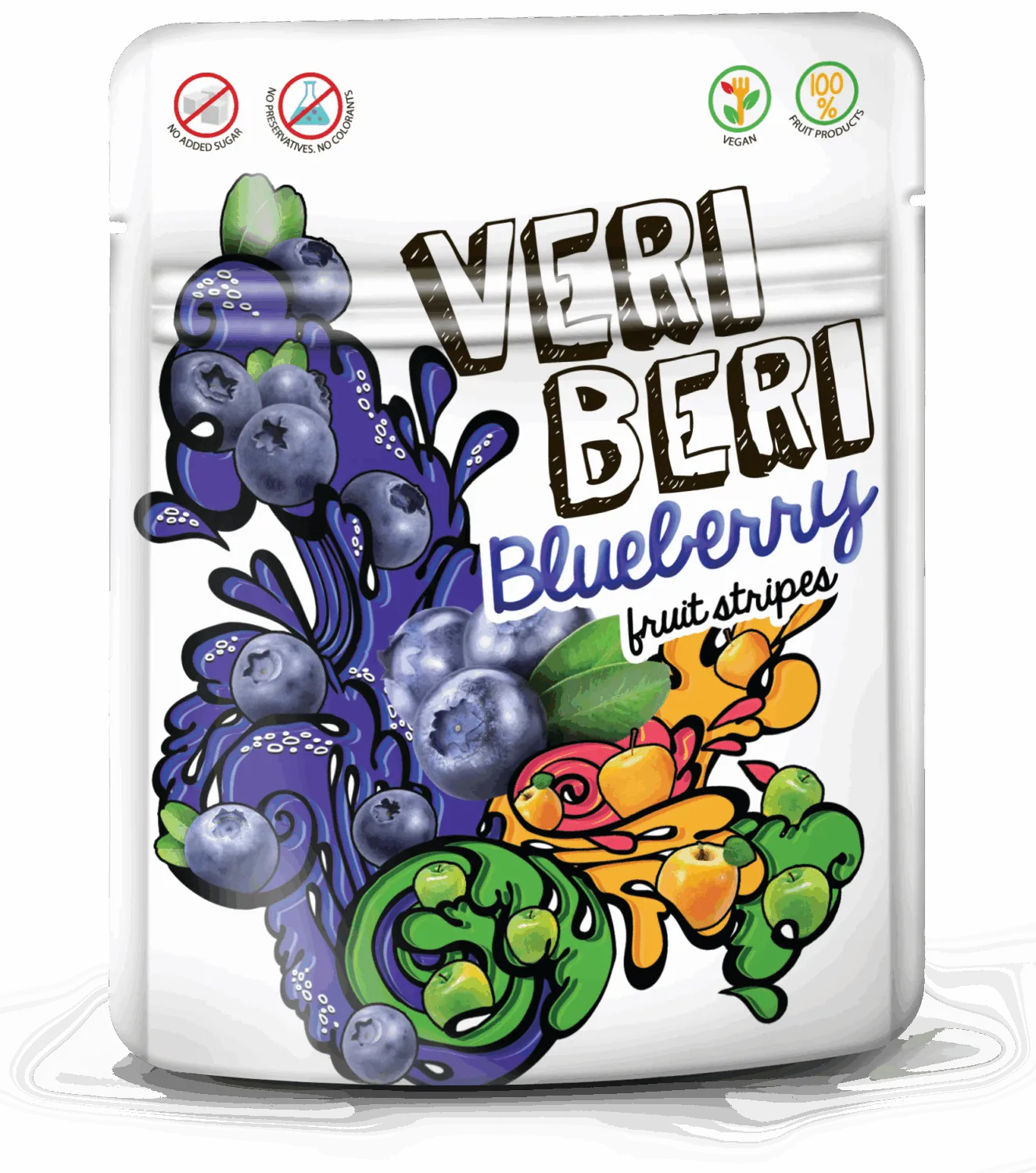 Veri Beri Blueberry Fruit Strips 50g