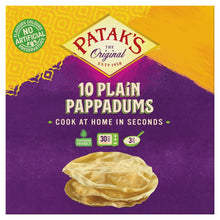 Pataks Plain Cook at Home Pappadums 100g
