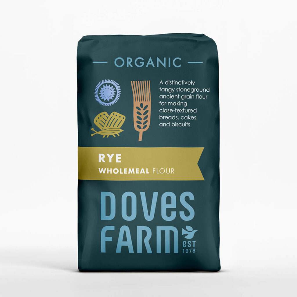 Doves Farm Organic Wholemeal Rye Flour (1 kg)