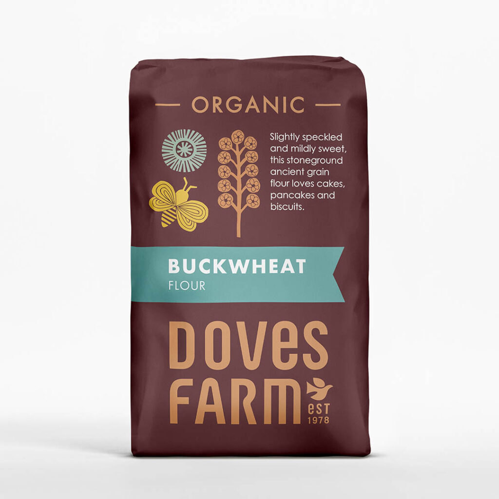 Doves Farm Organic Wholemeal Buckwheat Flour 1kg