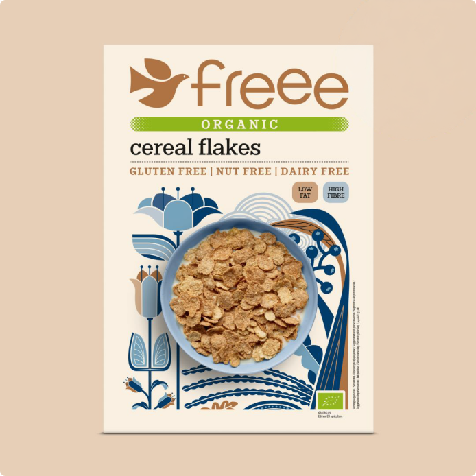 Freee Organic Gluten Free Cereal Flakes 375g