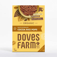 Doves Organic Wholegrain Cocoa Rice Pops Gluten Free 300g