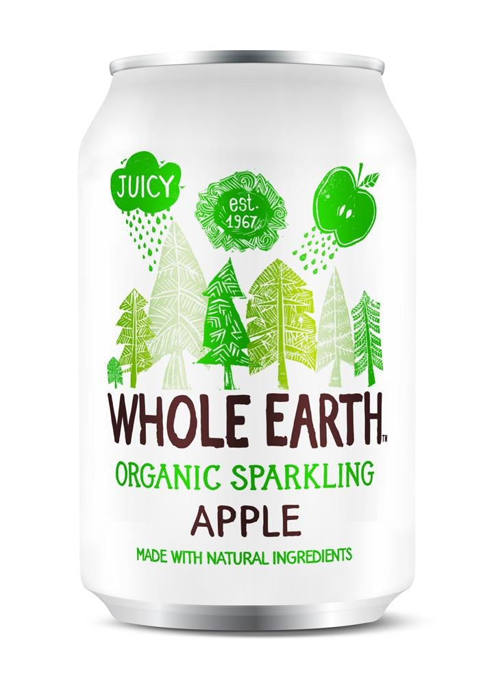 Whole Earth Organic Sparkling Apple 330ml