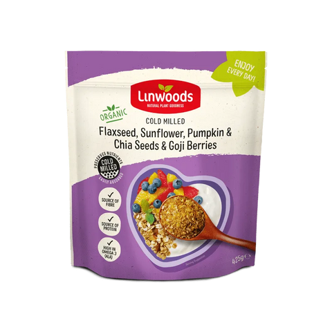 Linwoods Organic Flaxseed Sunflower Pumpkin & Sesame Seeds & Goji Berries 425G