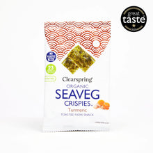 Clearspring Organic Seaveg Crispies Turmeric 4g Gluten Free