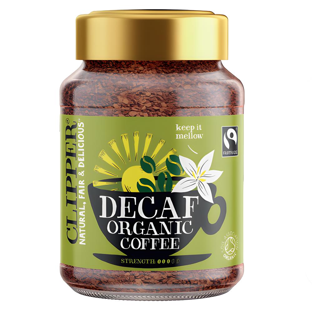 Clipper Fair Trade Organic Decaf Instant Coffee 100g