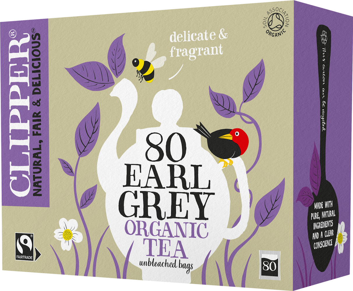 Clipper Organic Fairtrade Earl Grey Tea Bags 80 Bags