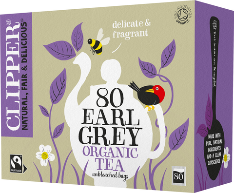 Clipper Organic Fairtrade Earl Grey Tea Bags 80 Bags
