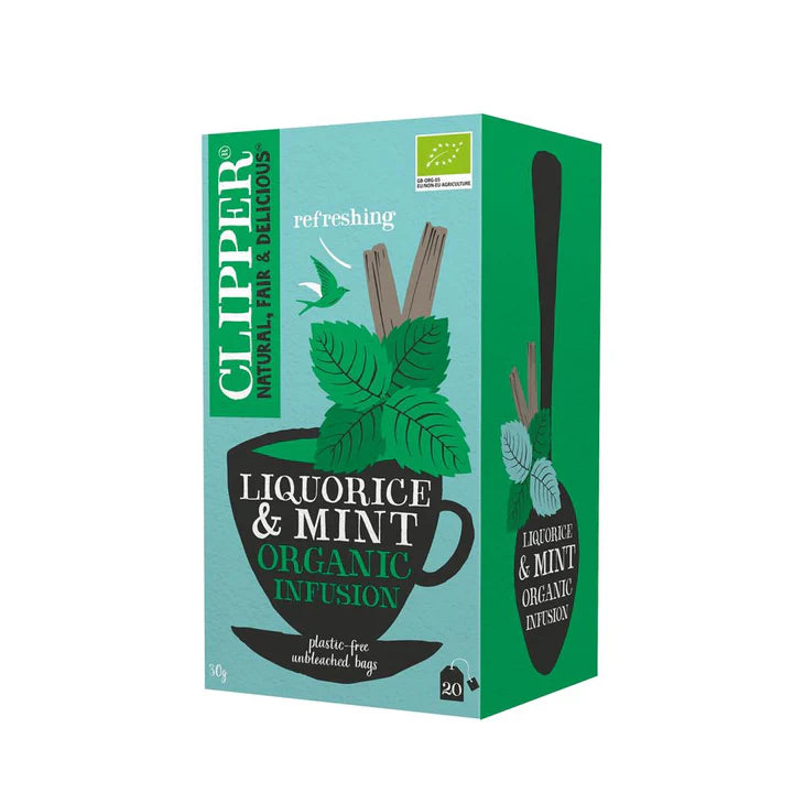 Clipper Organic Liquorice and Mint Tea 20 bags