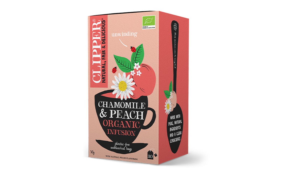 Clipper Organic Chamomile and Peach 20 Bags
