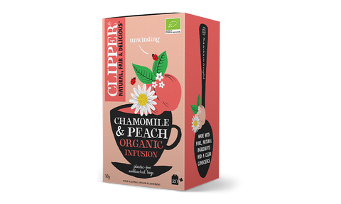 Clipper Organic Chamomile and Peach 20 Bags