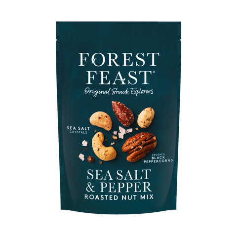 Forest Feast Sea Salt & Pepper Roasted Nut Mix 120g