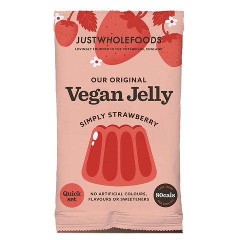 Just Wholefoods Vegan Jelly Strawberry 85G