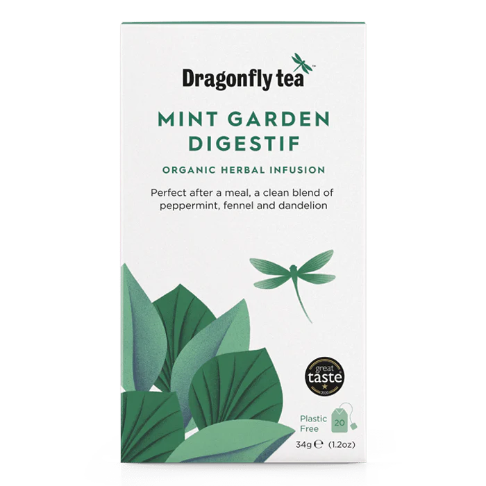 Dragonfly Tea Organic Mint Garden Digestif 20 Bags