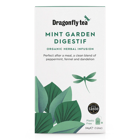 Dragonfly Tea Organic Mint Garden Digestif 20 Bags