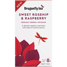 Dragonfly Organic Sweet Rosehip & Raspberry Tea 20 Bags