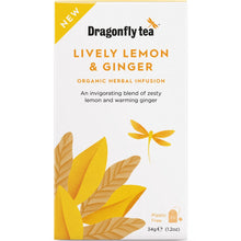 Dragonfly Organic Lively Lemon & Ginger Tea 20 Bags