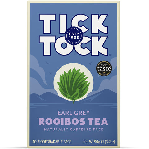 Tick Tock Rooibus Earl Grey Tea 40 Bags