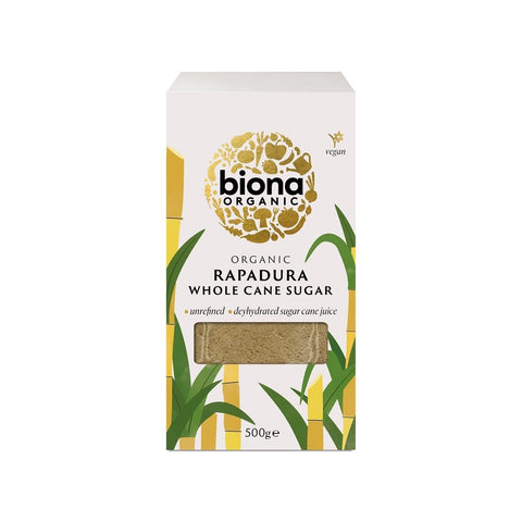 Biona Organic Rapadura Whole Cane Sugar 500G