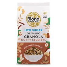 Biona Organic Nutty Granola Clusters Low Sugar 375g