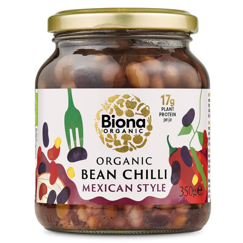 Biona Bean Meals Organic Bean Chilli Mexican Style 350g