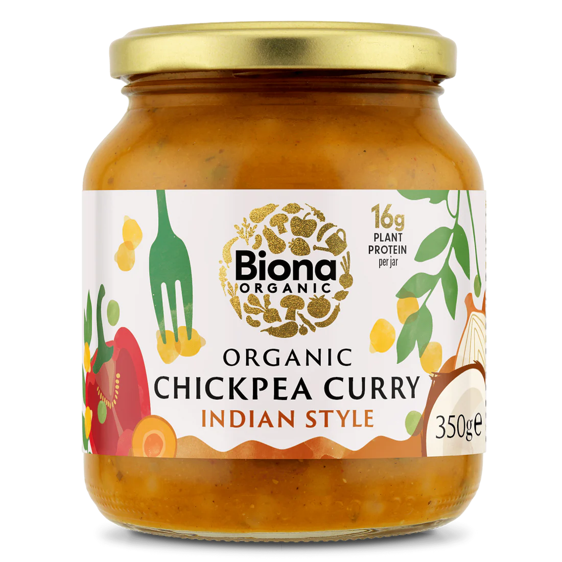 Biona Bean Meals Organic Chickpea Coconut Curry 350g