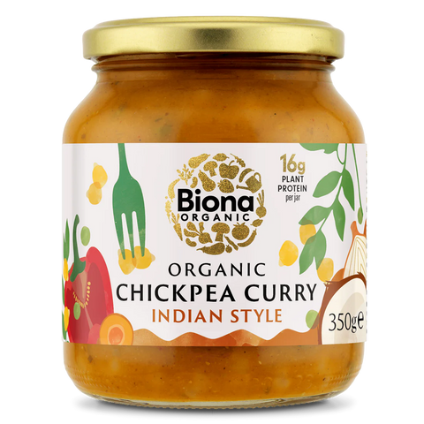 Biona Bean Meals Organic Chickpea Coconut Curry 350g