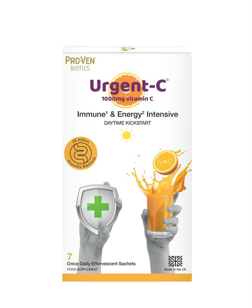 ProVen Probiotics Urgent-C Immune & Energy Daytime Kickstart 7 Sachets