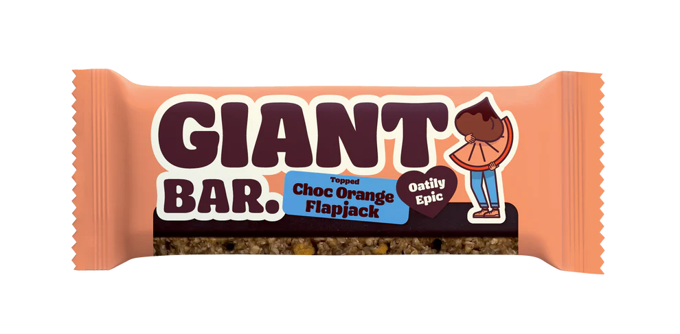 Ma Baker Giant Bar Choc Orange Flapjack 100g
