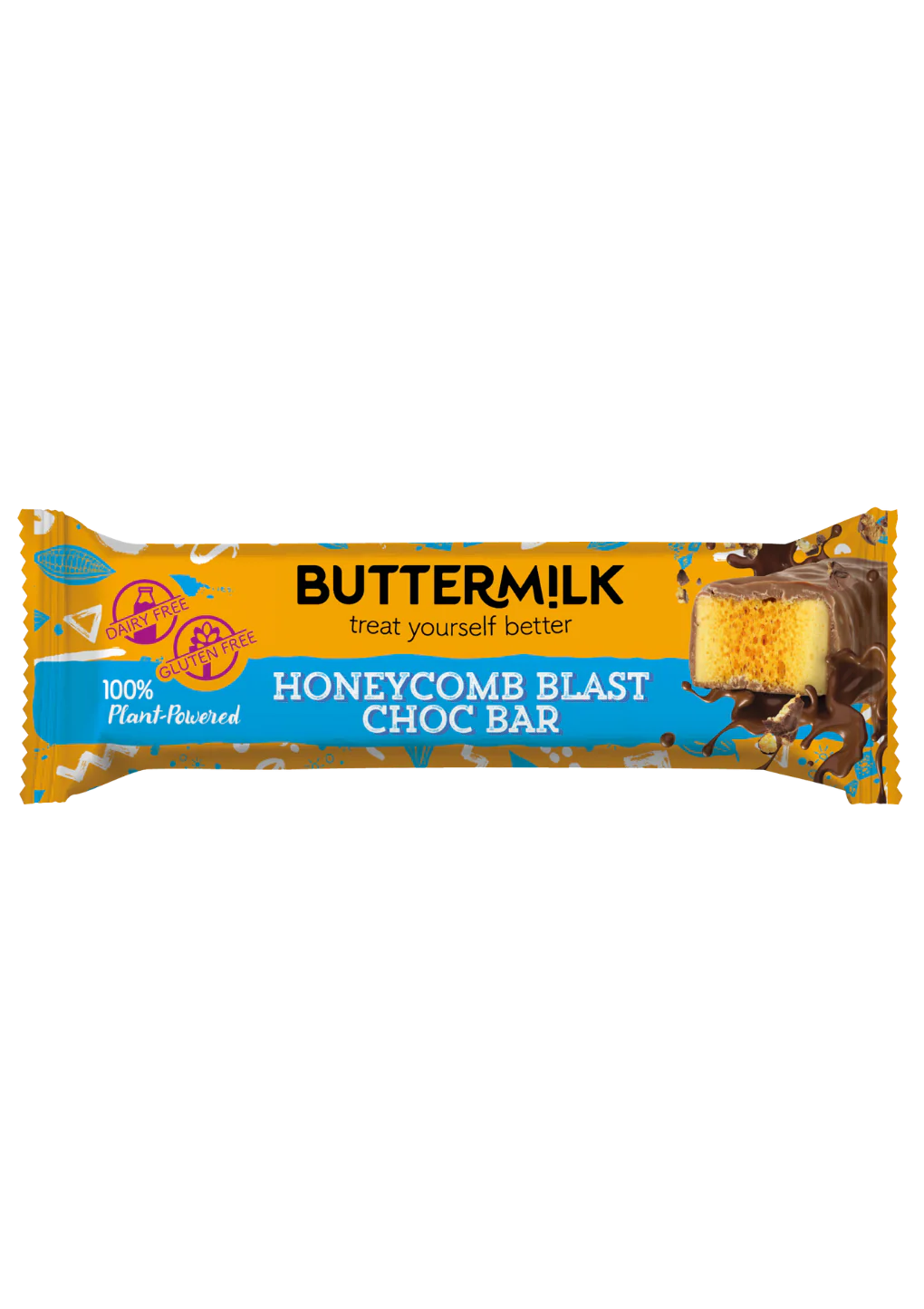 Buttermilk Plant Powered Honeycomb Blast Choccy Snack 45g