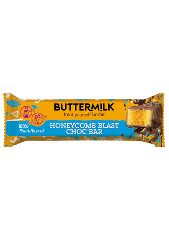 Buttermilk Plant Powered Honeycomb Blast Choccy Snack 45g