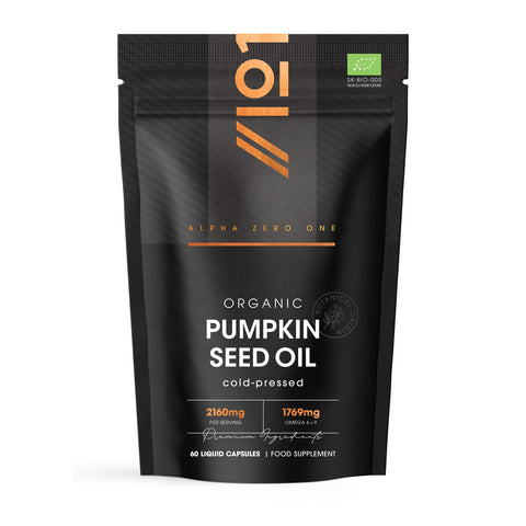 Alpha01 Organic Pumpkin Seed Oil 60 caps