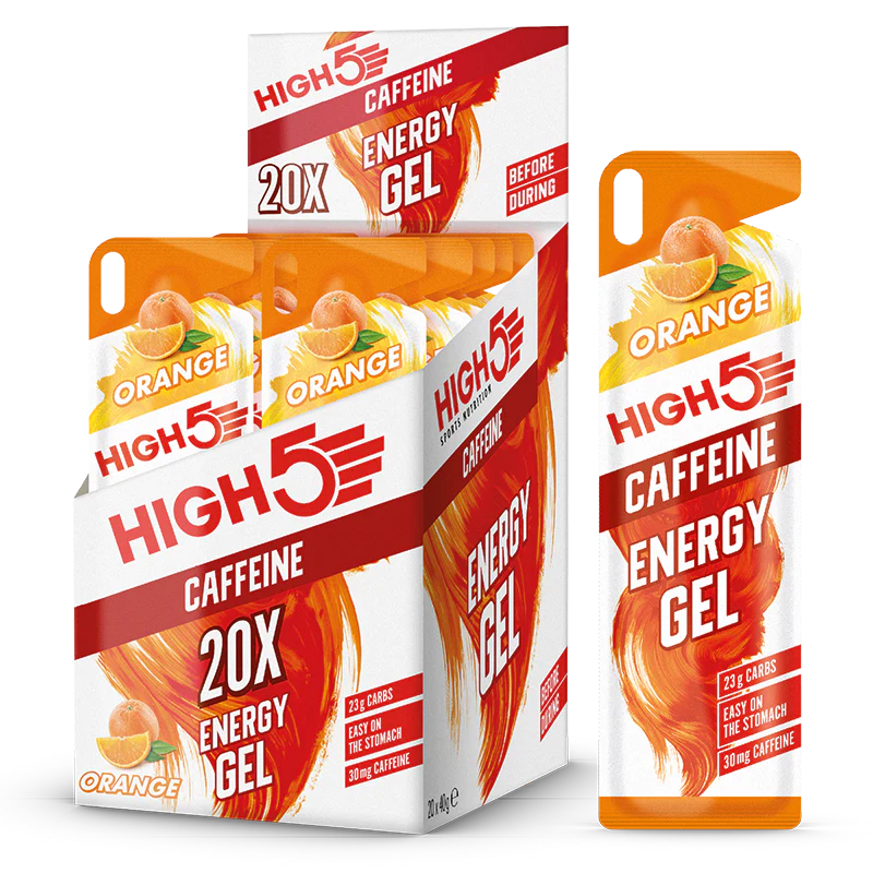 High 5 Energy Gel Caffeine Orange 40g