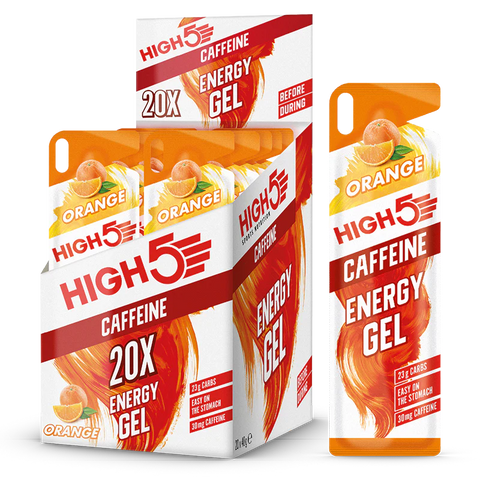 High 5 Energy Gel Caffeine Orange 40g